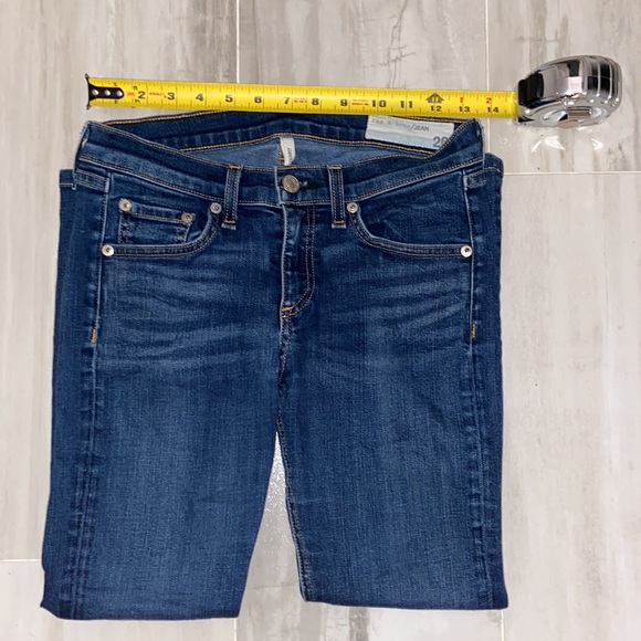 Rag & Bone Skinny, USA Made, Blue, Style: W1502K520, 26x24, EUC, $189 MSRP - Picture 5 of 12